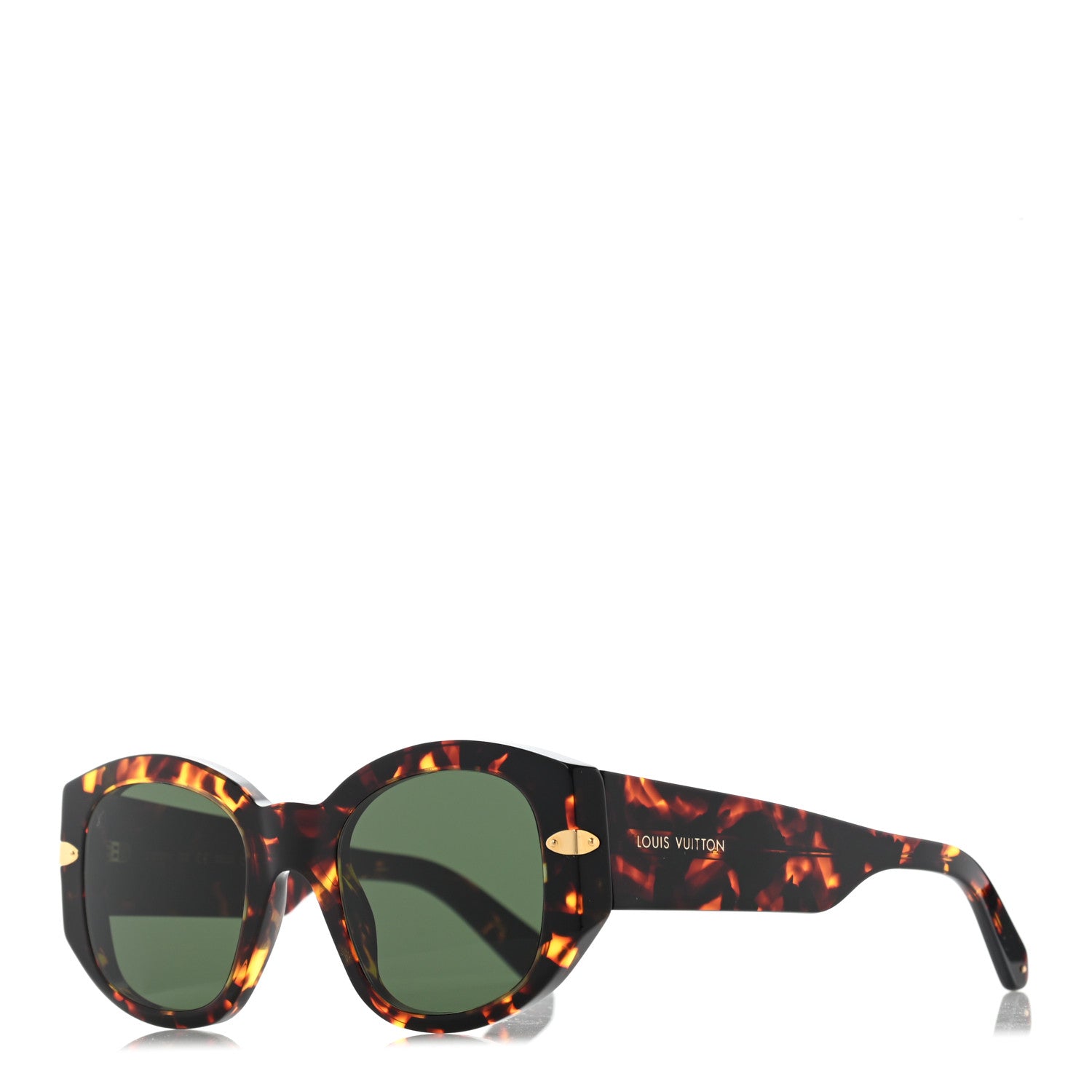 Louis Vuitton Acetate La Femme D'A Cote Cat Eye Sunglasses Z1292W Dark Tortoise 1 of 9