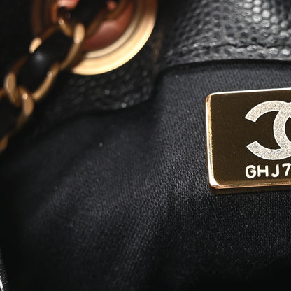 Chanel Caviar Quilted Small Chanel 25 Handbag Black 6 of 9