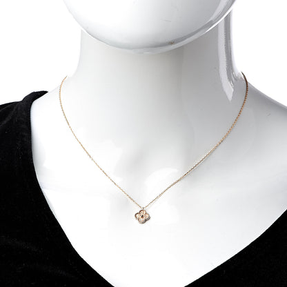 Van Cleef & Arpels 18K Rose Gold Sweet Alhambra Pendant Necklace 2 of 8