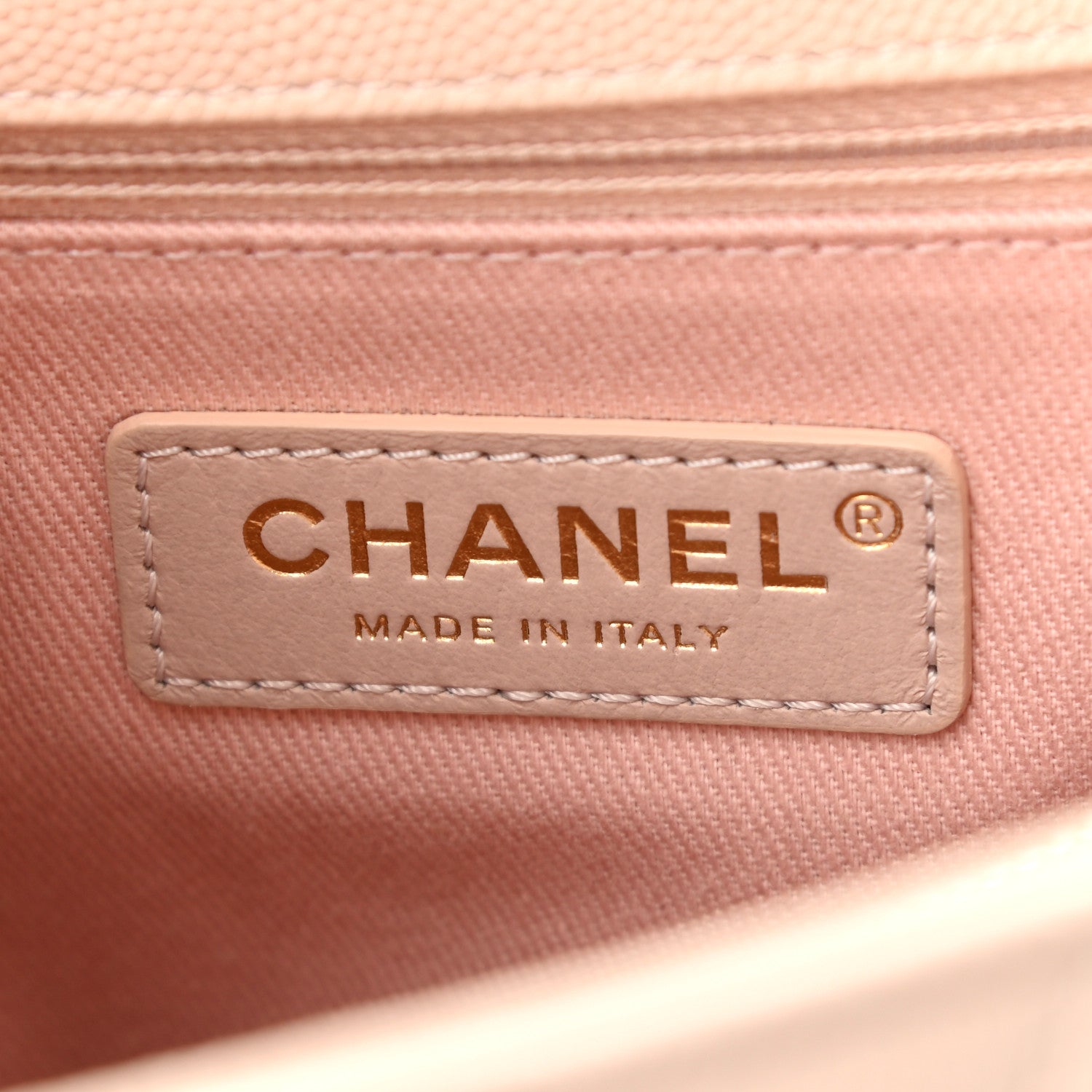 Chanel Caviar Lizard Embossed Chevron Quilted Small Coco Handle Flap Beige 6 of 11
