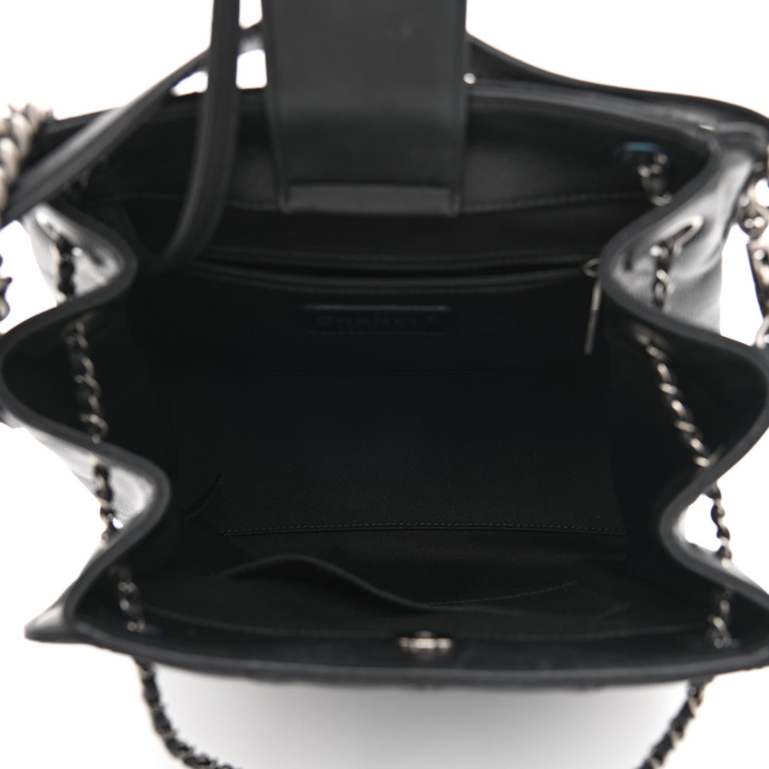 Chanel Caviar Quilted Medium CC Bucket Bag Black 5 of 10