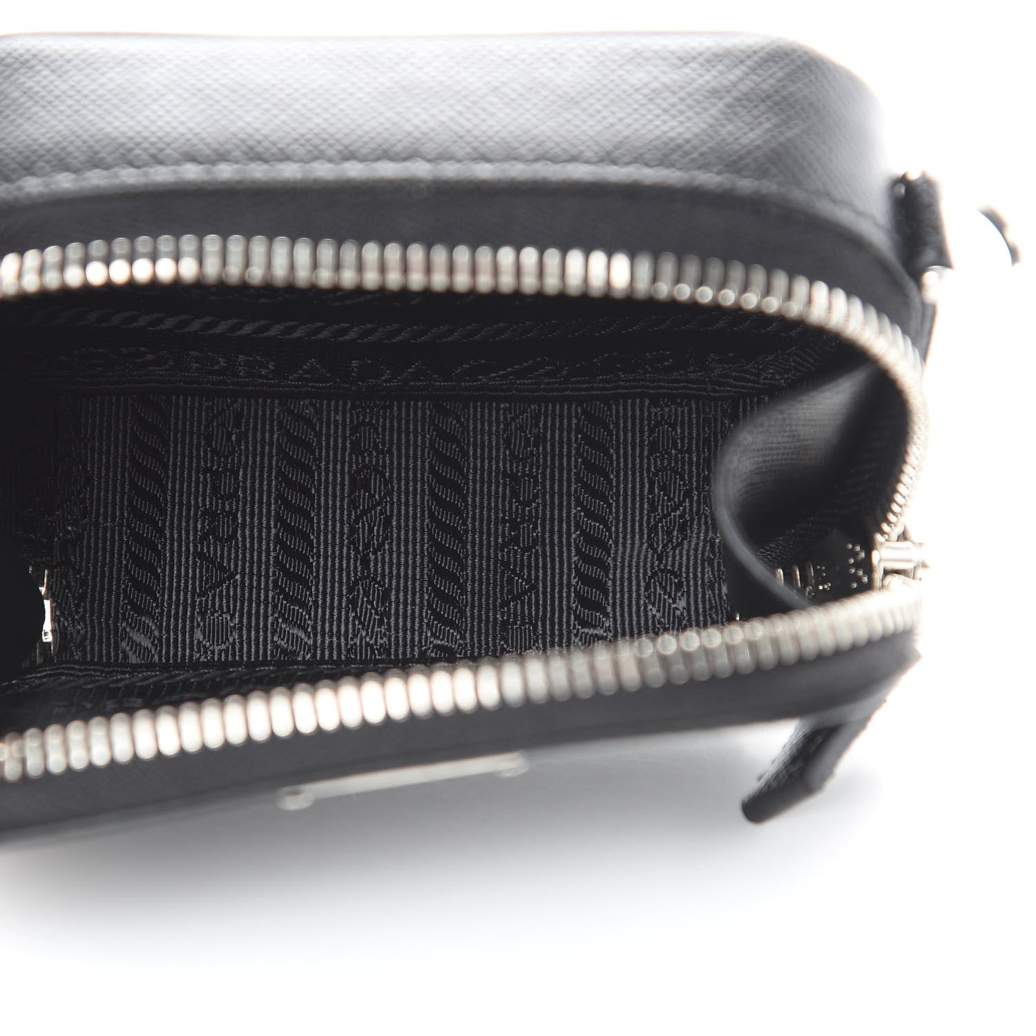 Prada Saffiano Cargo Pouch Black 5 of 11