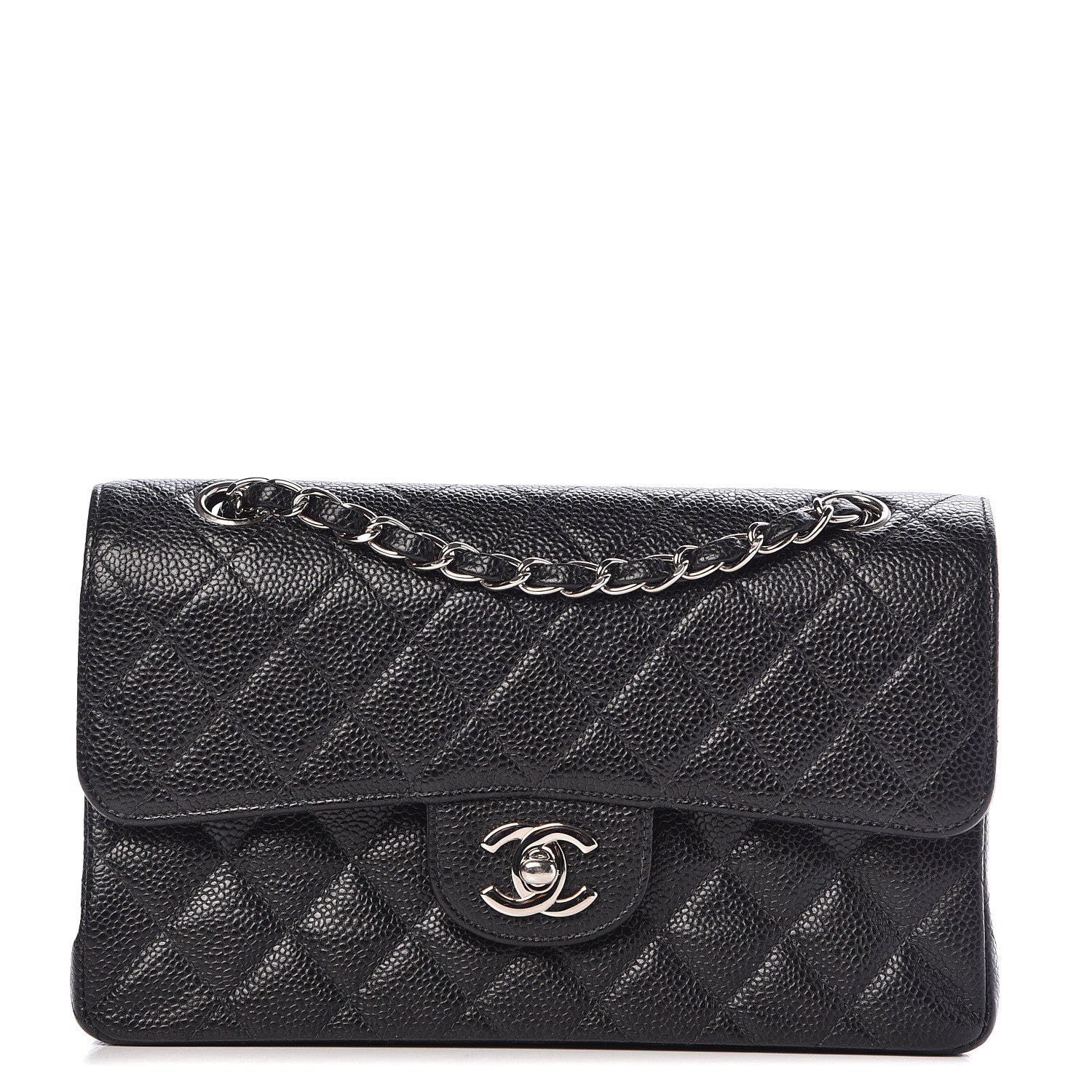 Chanel Caviar Quilted Small Double Flap Black 1 of 20