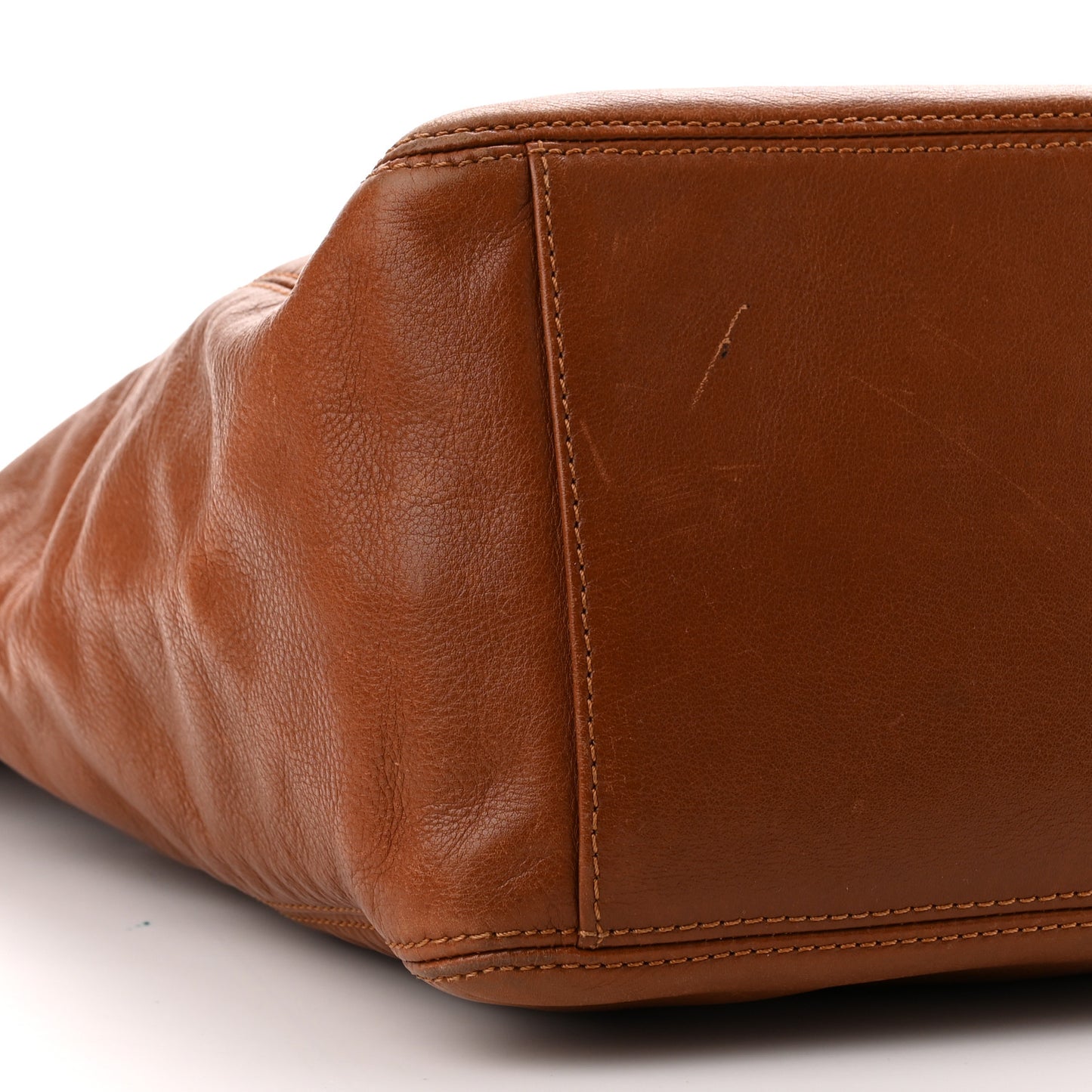 Lambskin Tortoise Chain CC Tote Brown