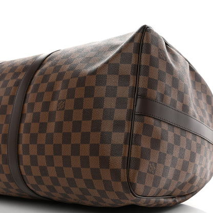 Louis Vuitton Damier Ebene Keepall Bandouliere 55 7 of 7