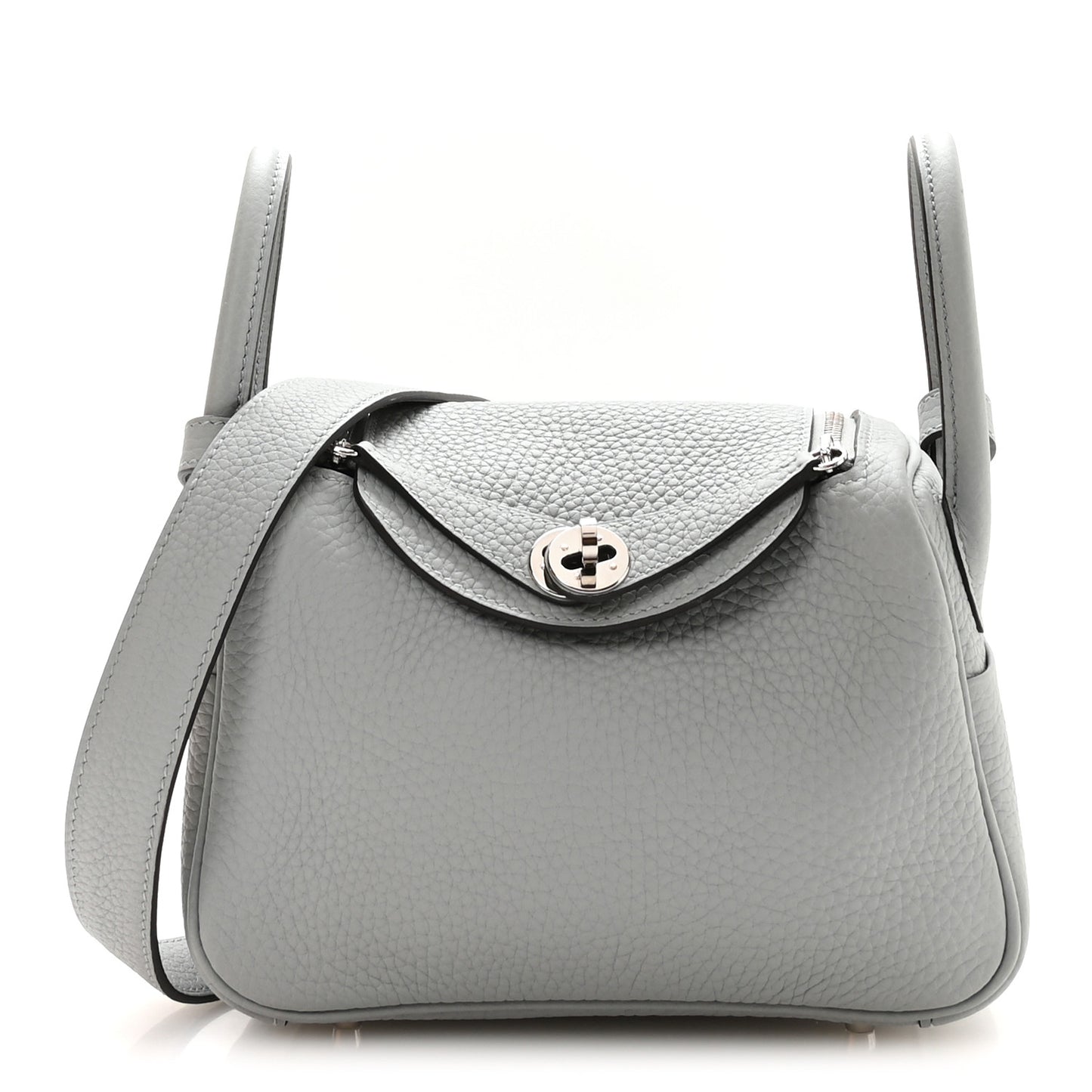 Taurillon Clemence Mini Lindy 20 Bleu Glacier