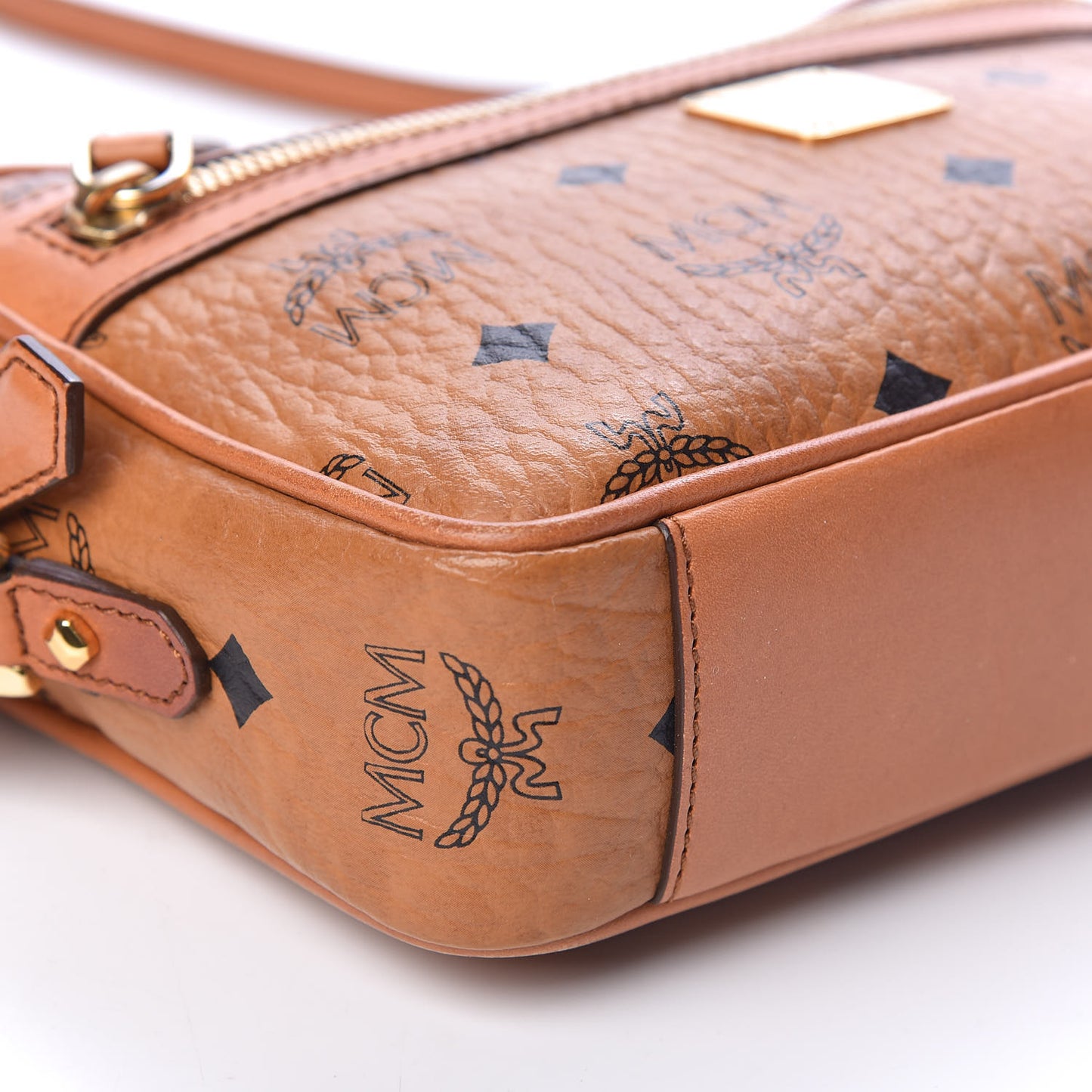 Visetos Heritage Crossbody Bag Cognac