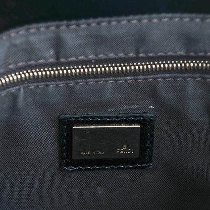 Fendi Calfskin Maxi Baguette Black 6 of 9