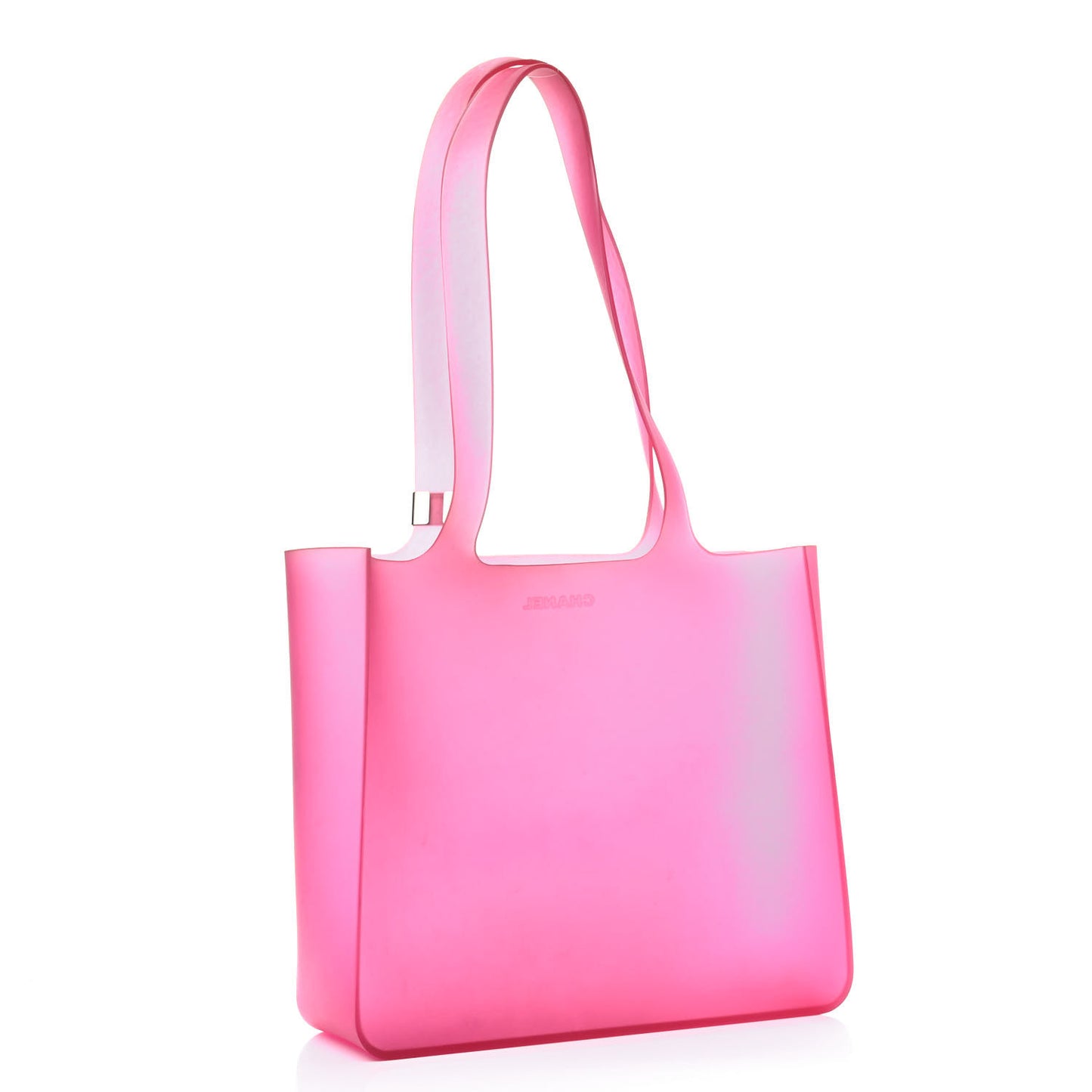Jelly Rubber Tote Pink