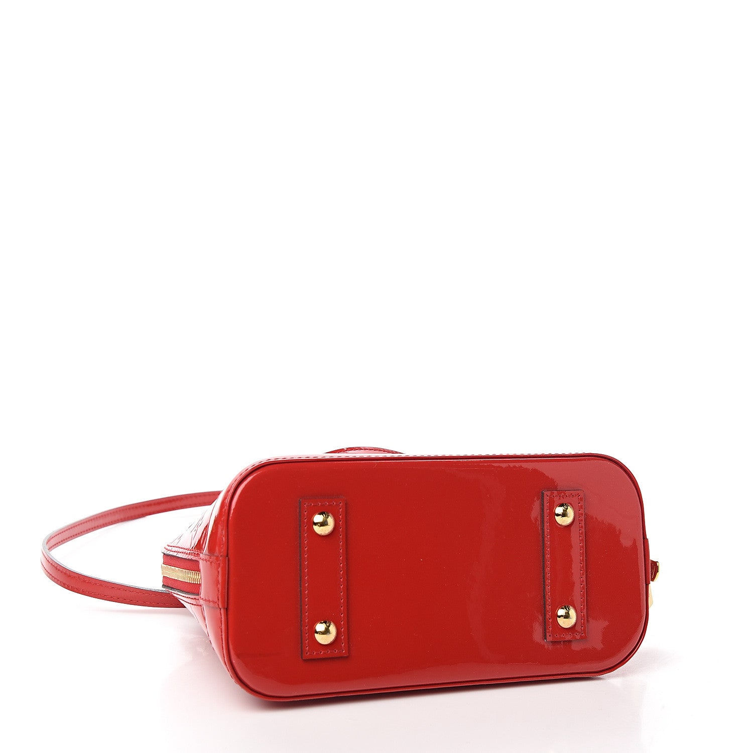 Louis Vuitton Vernis Alma BB Cherry 3 of 9
