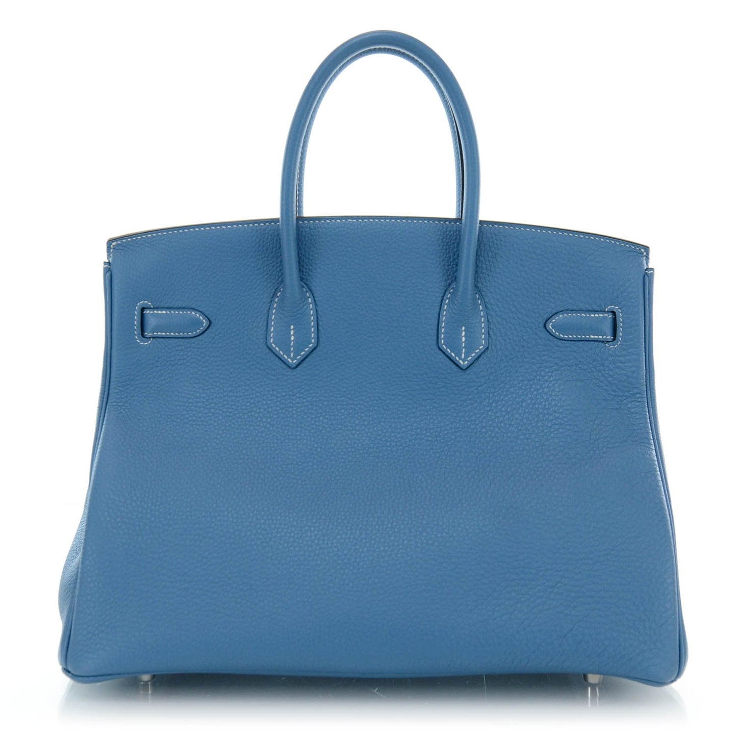 Taurillon Clemence Birkin 35 Blue Jean