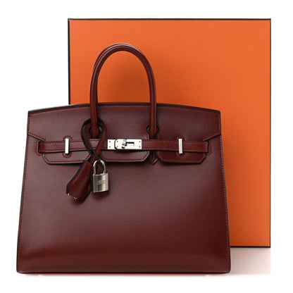 Hermes Box Birkin Sellier 25 Rouge H 13 of 13