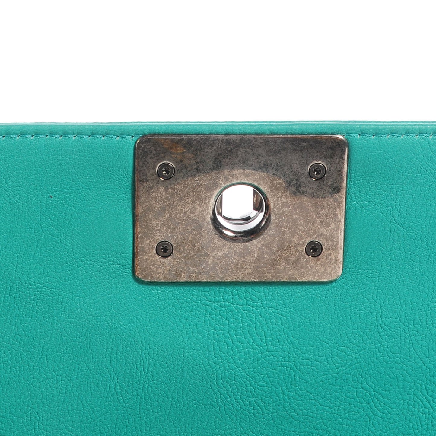 Lambskin Quilted Medium Boy Flap Menthe