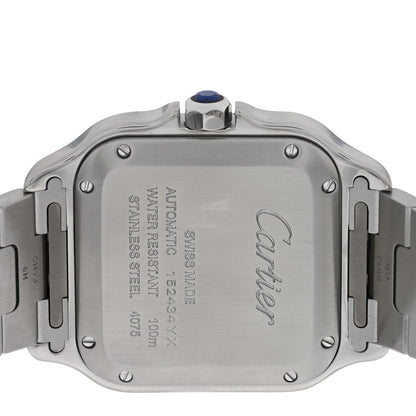 Cartier Stainless Steel 18K Yellow Gold 35mm Santos De Cartier Automatic Watch 4 of 4