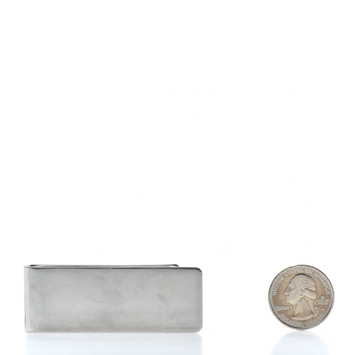 Metal Champs Elysees Money Clip Silver