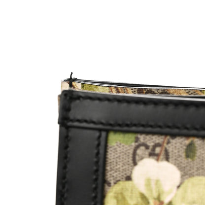 Gucci GG Supreme Monogram Blooms Vertical Tote Beige New Military Black 12 of 12