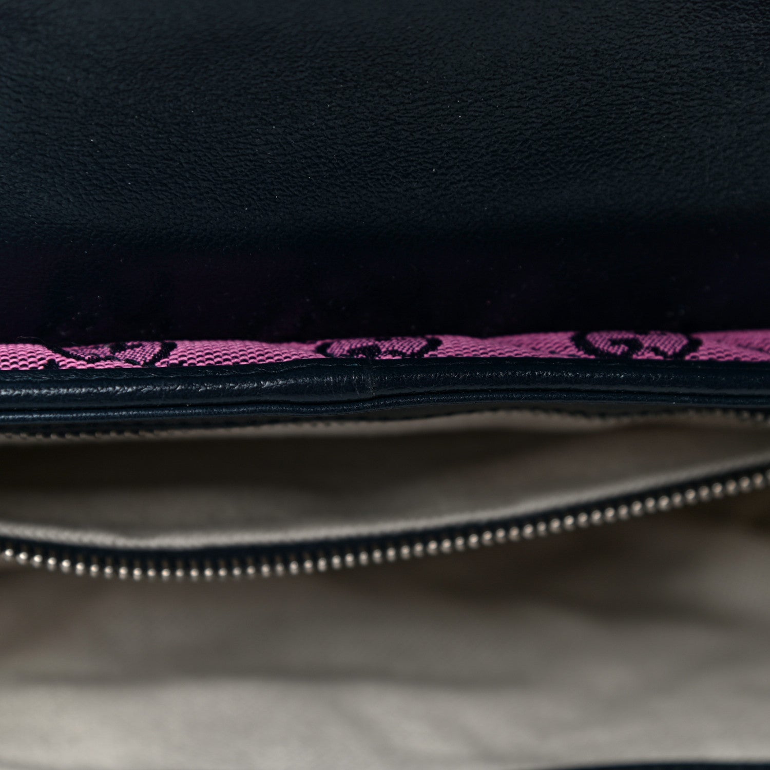 Gucci Monogram Multicolor Matelasse Diagonal Small GG Marmont Shoulder Bag Pink Blue 11 of 11
