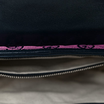 Gucci Monogram Multicolor Matelasse Diagonal Small GG Marmont Shoulder Bag Pink Blue 11 of 11
