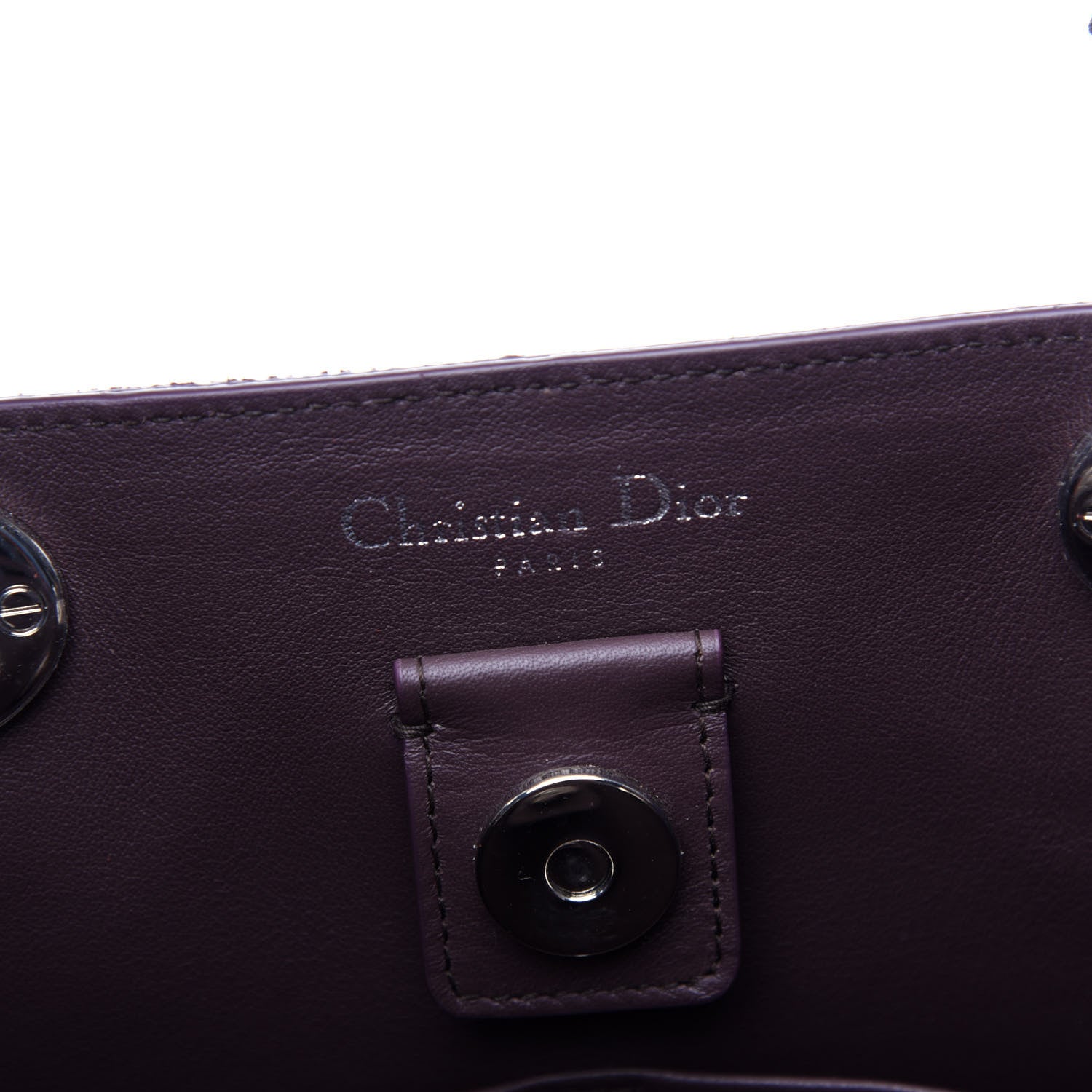 Christian Dior Suede Medium Diorissimo Tote True Red Burgundy 7 of 10