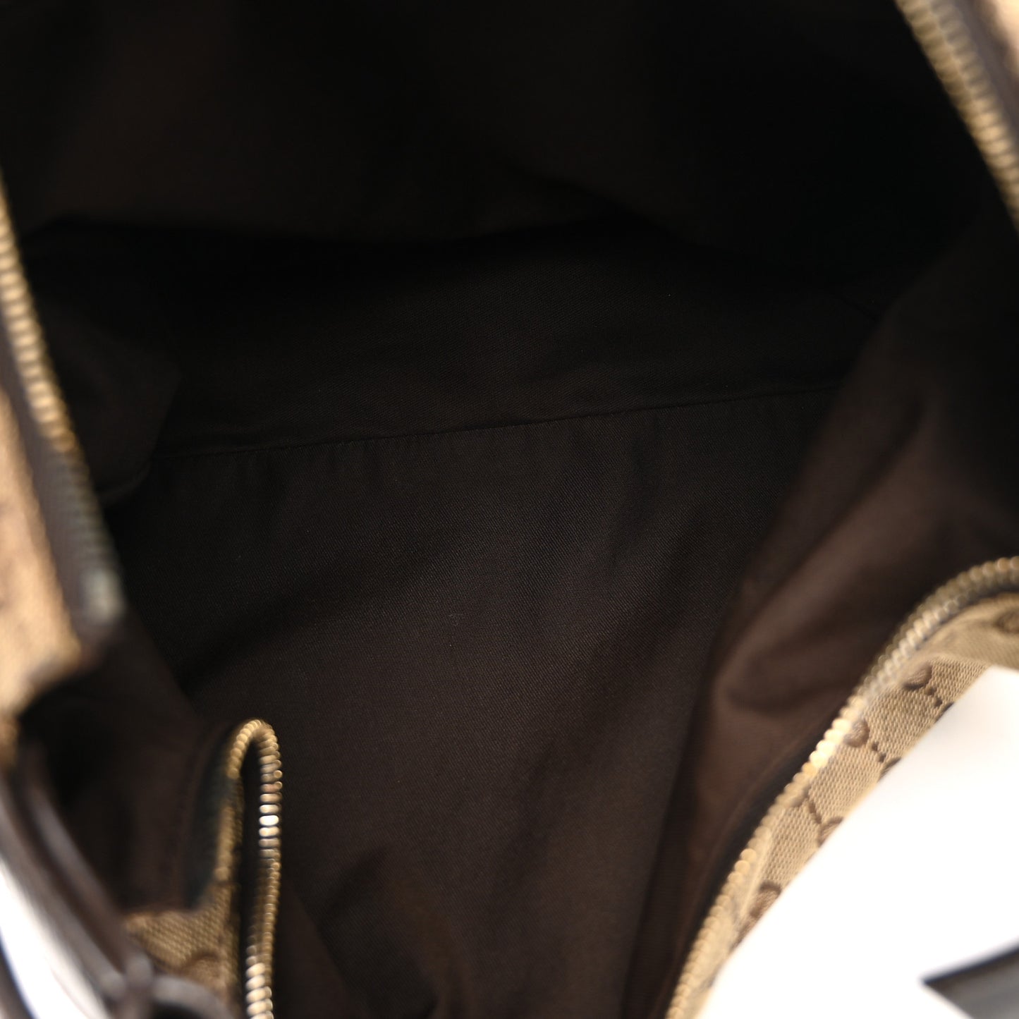 Monogram Medium Horsebit Chain Hobo Dark Brown