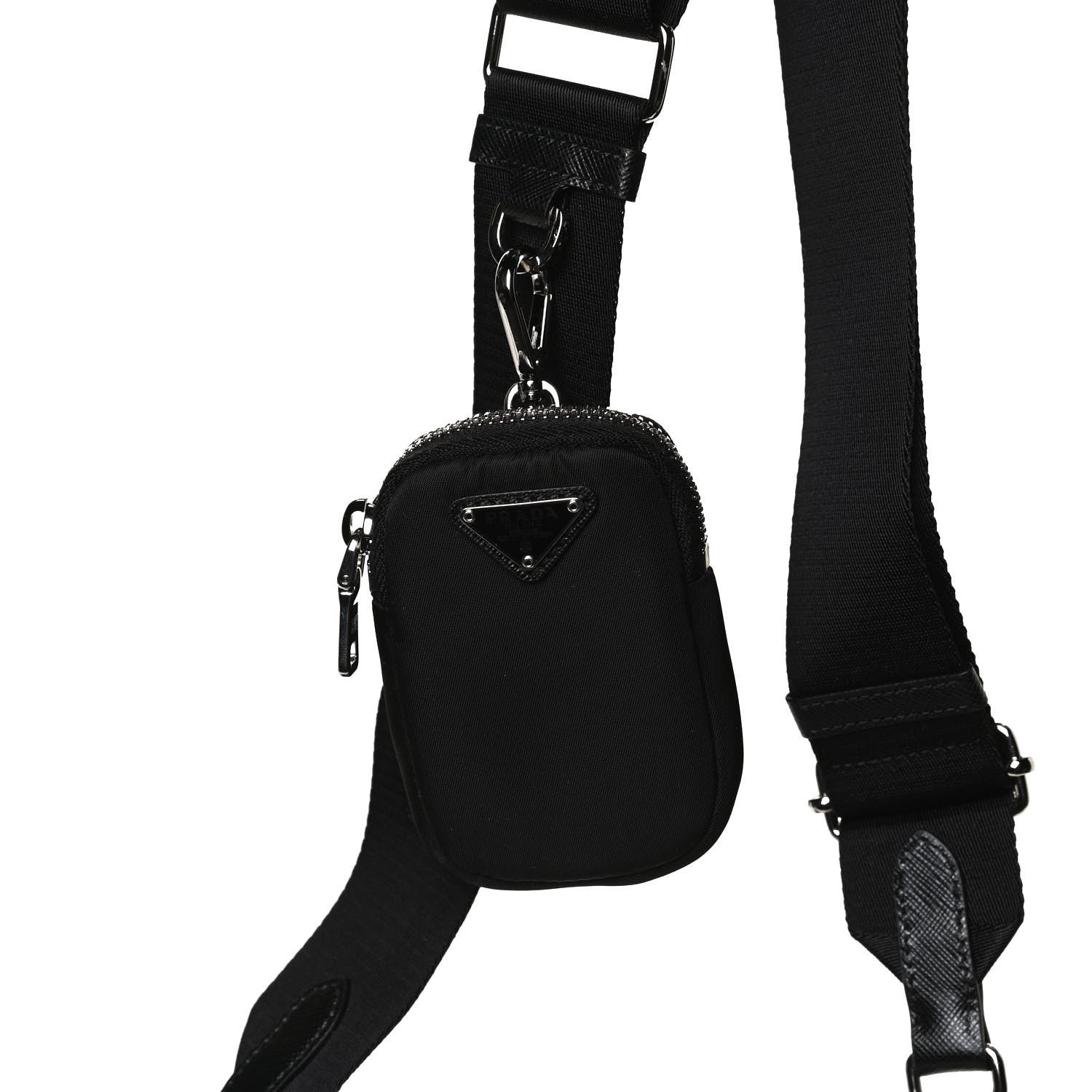 Prada Nylon Re-Edition 2005 Shoulder Bag Black 7 of 13