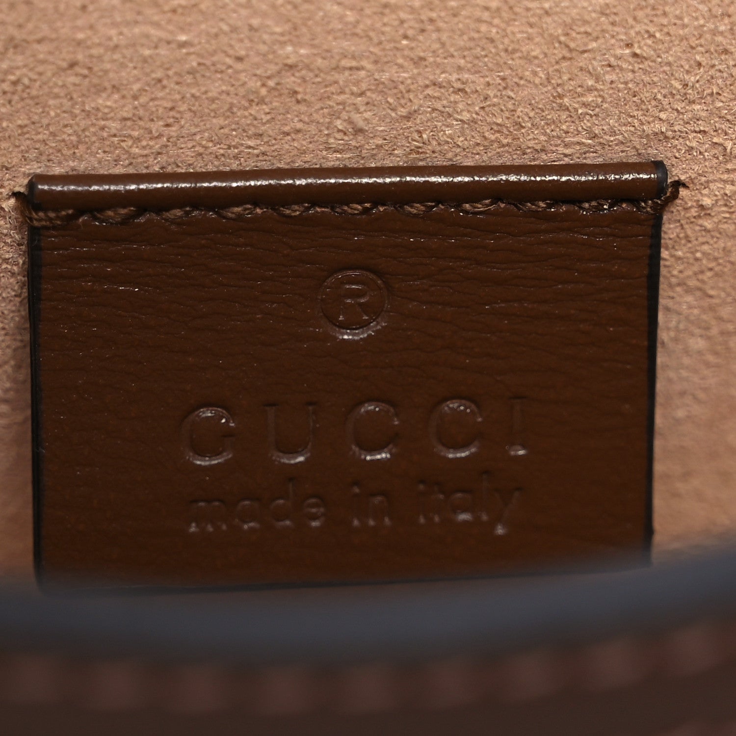 Gucci GG Supreme Monogram Mini Horsebit 1955 Shoulder Bag Beige Brown Sugar 6 of 12