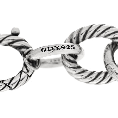David Yurman Sterling Silver 13mm Large Oval Link Bracelet 3 of 5