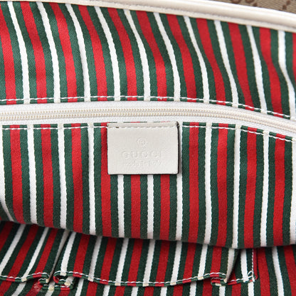 Gucci Monogram Large New Britt Tote Off White 6 of 15