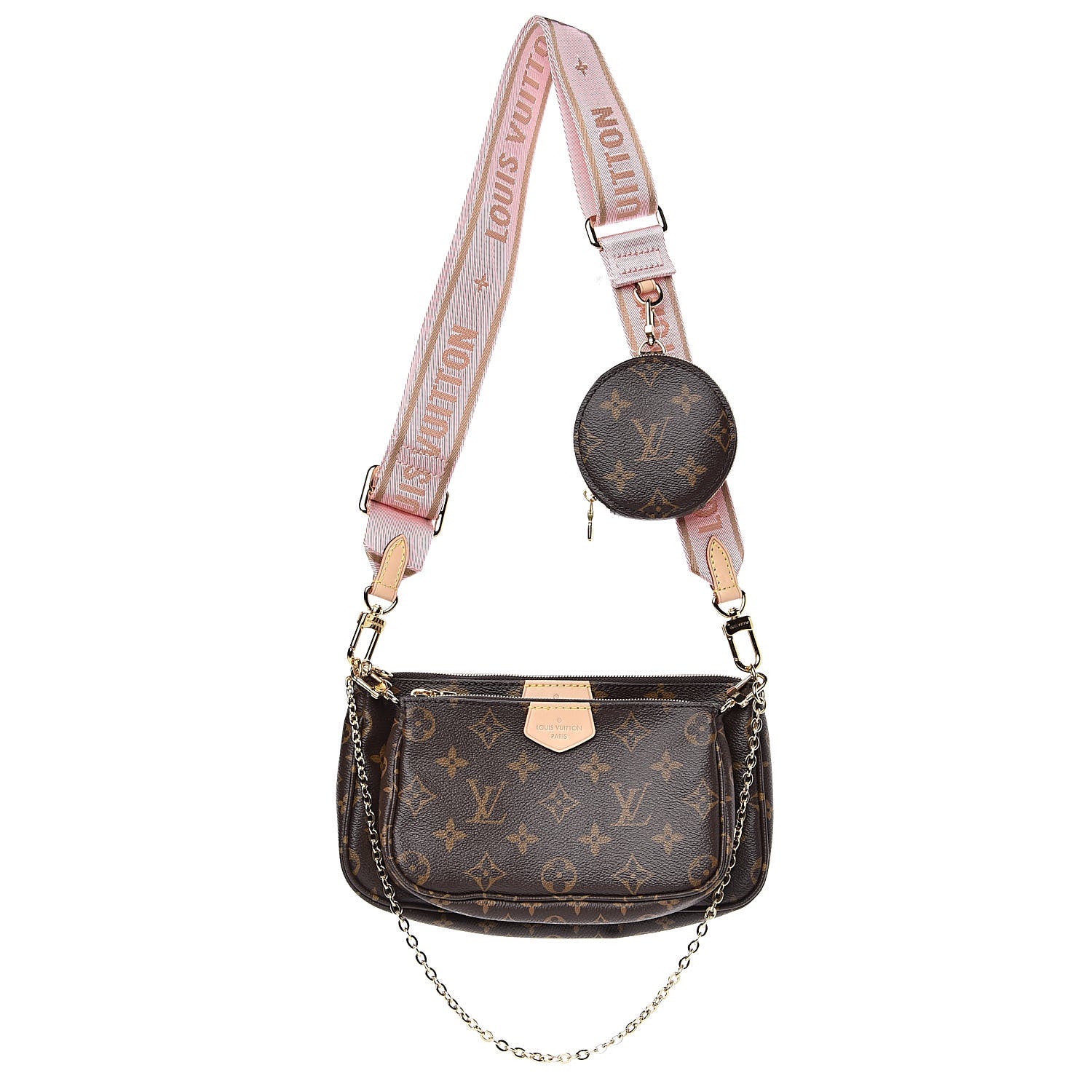 Louis Vuitton Monogram Multi Pochette Accessories Rose Clair 1 of 11