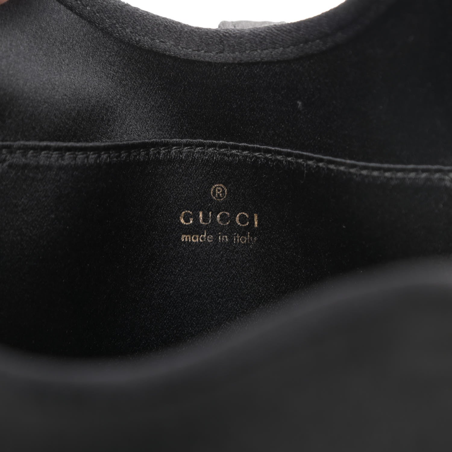 Gucci Nylon Small Bardot Shoulder Bag Black 6 of 11