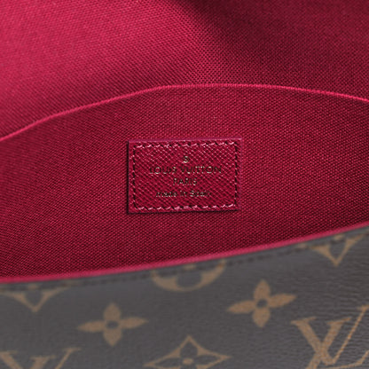 Louis Vuitton Monogram Pochette Felicie Chain Wallet Fuchsia 6 of 12