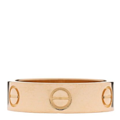 Cartier 18K Yellow Gold 5.5mm LOVE Ring 55 7.25 1 of 4