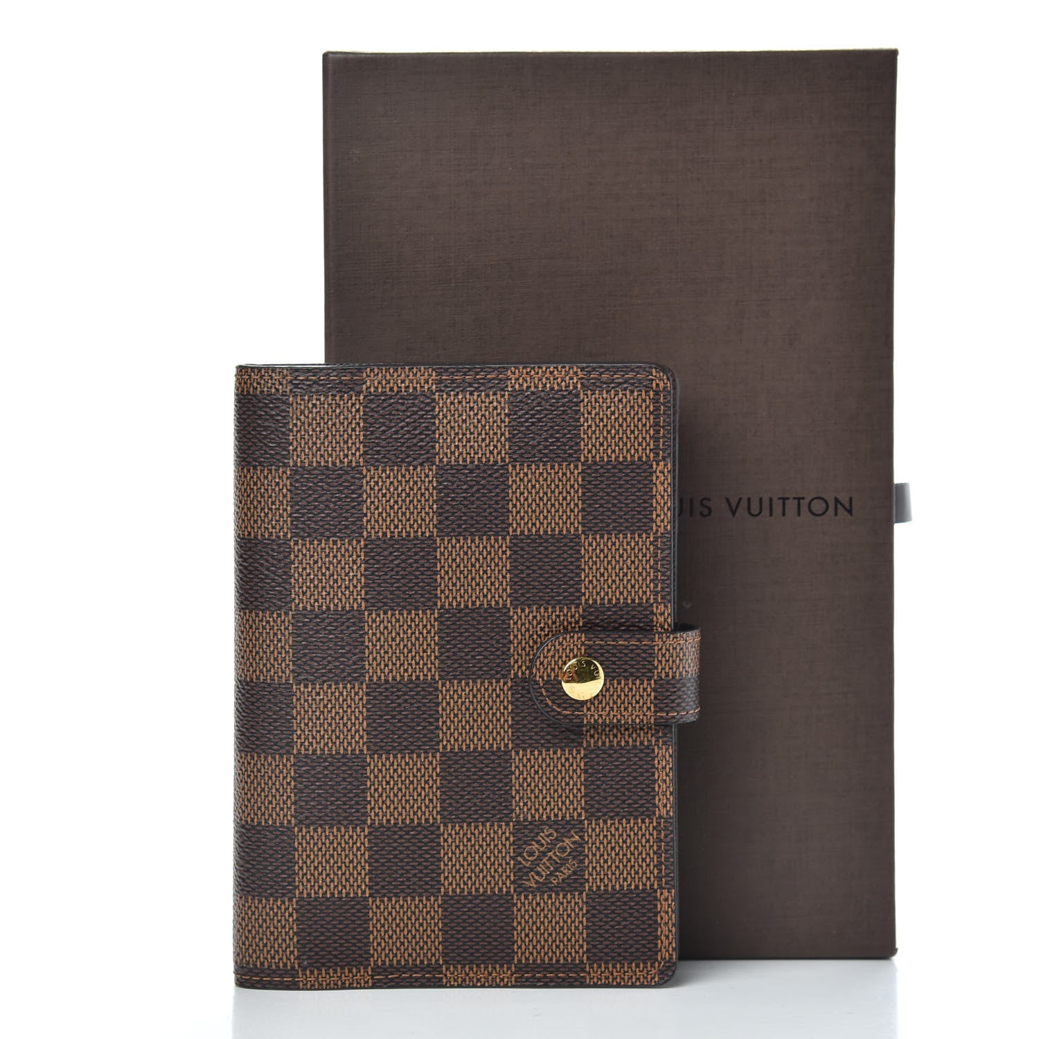 Louis Vuitton Damier Ebene Small Ring Agenda Cover 7 of 7