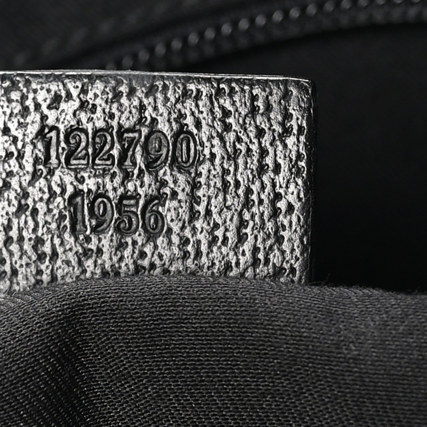 Gucci Monogram Medium Half Moon Hobo Black 7 of 10