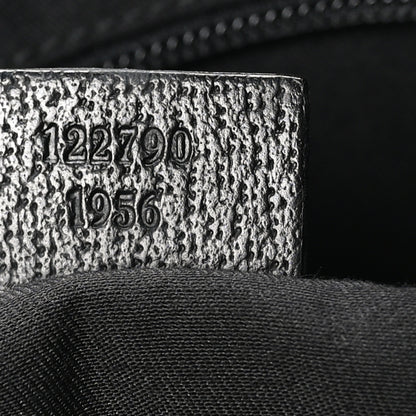 Gucci Monogram Medium Half Moon Hobo Black 7 of 10