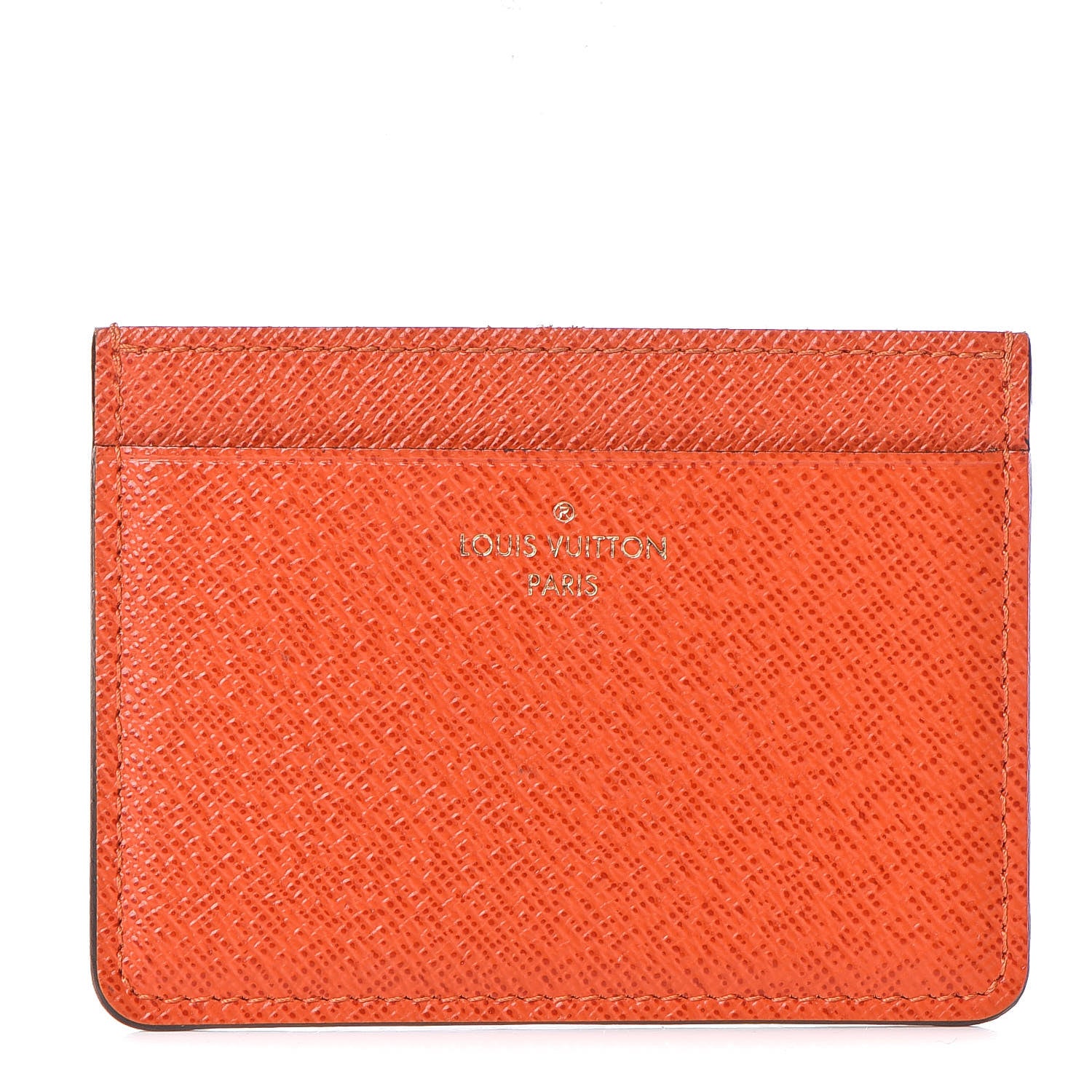 Louis Vuitton Calfskin Jeanne Wallet Insert Piment 1 of 7