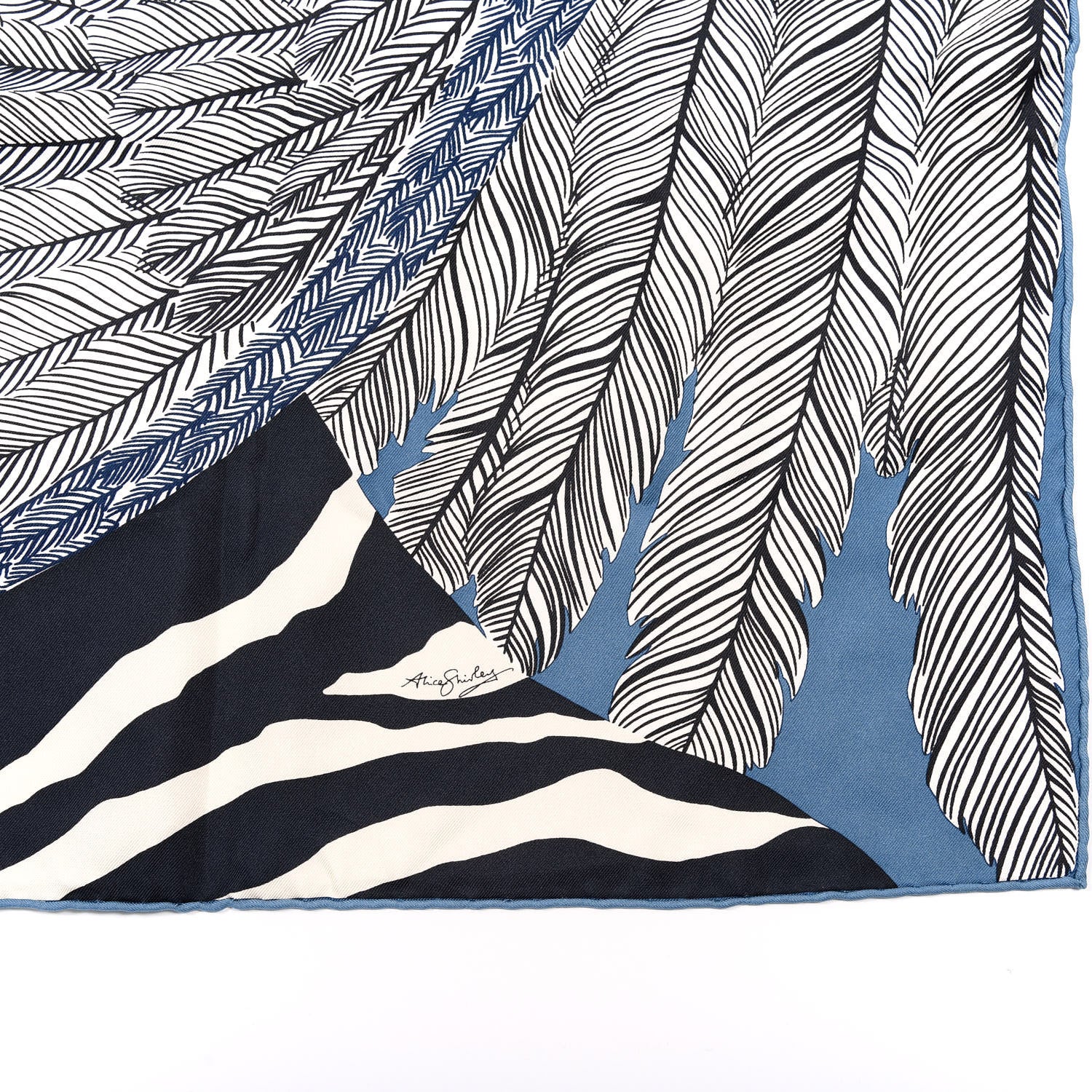 Hermes Silk Zebra Pegasus Scarf 90 4 of 6