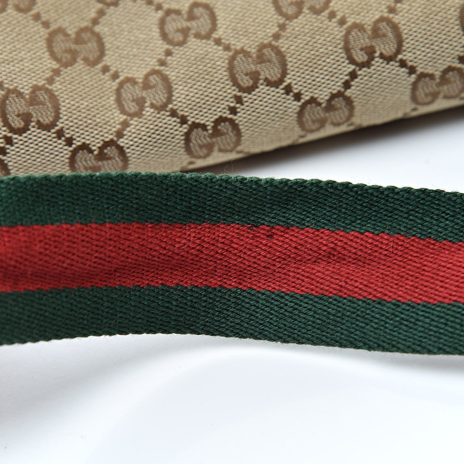 Gucci Monogram Web Medium Flap Messenger Beige Dark Brown 13 of 13