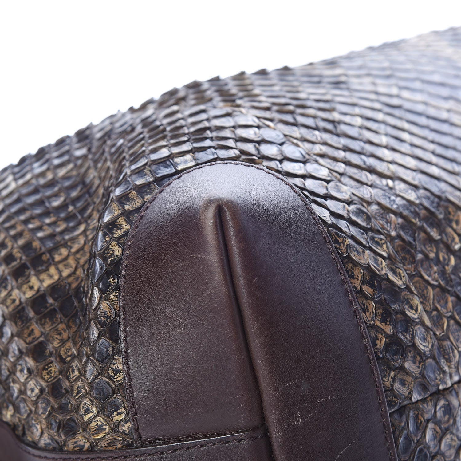 Gucci Python Medium Craft Tote Brown 9 of 15