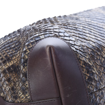 Gucci Python Medium Craft Tote Brown 9 of 15