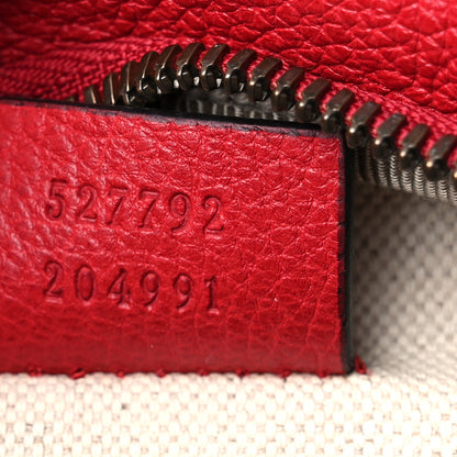 Gucci Grained Calfskin Small Logo Belt Bag Hibiscus Red 6 of 10