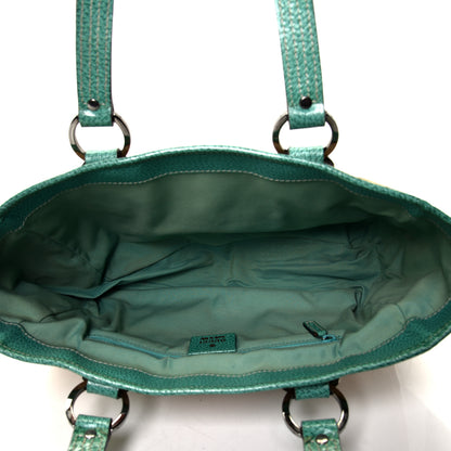 Gucci Monogram Medium Tote Turquoise 4 of 4