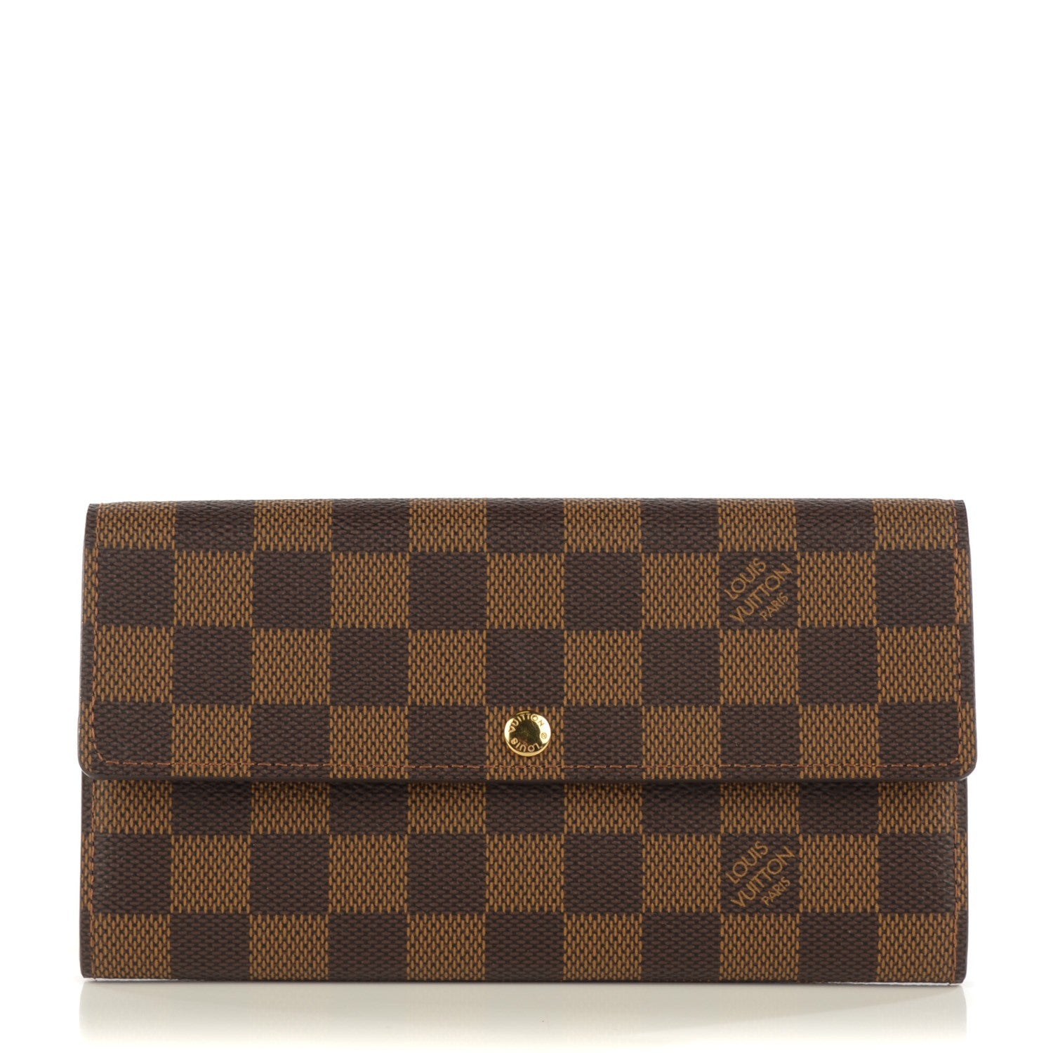 Louis Vuitton Damier Ebene Sarah Wallet 1 of 7