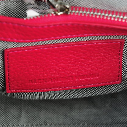 Alexander Wang Pebbled Lambskin Mini Rockie Fuchsia Rhodium Hardware 6 of 6