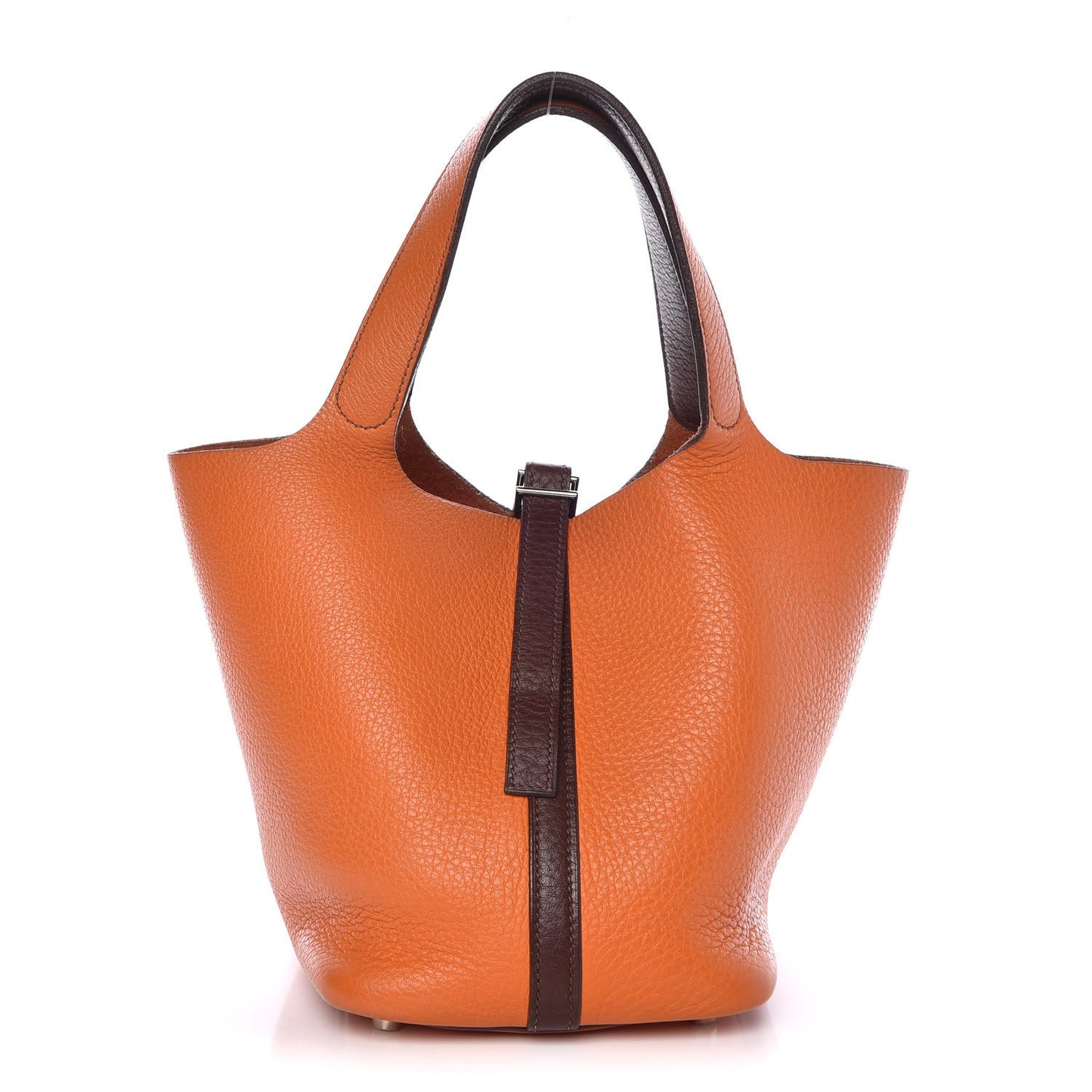 Taurillon Clemence Picotin 18 PM Orange H Havane