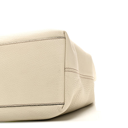 Gucci Pebbled Calfskin Medium Soho Chain Shoulder Bag  Off White 10 of 10