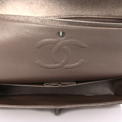 Chanel Metallic Lambskin Quilted Medium Double Flap Gold 4 of 9