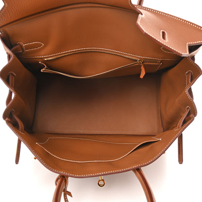 Hermes Togo Birkin 35 Gold 4 of 9