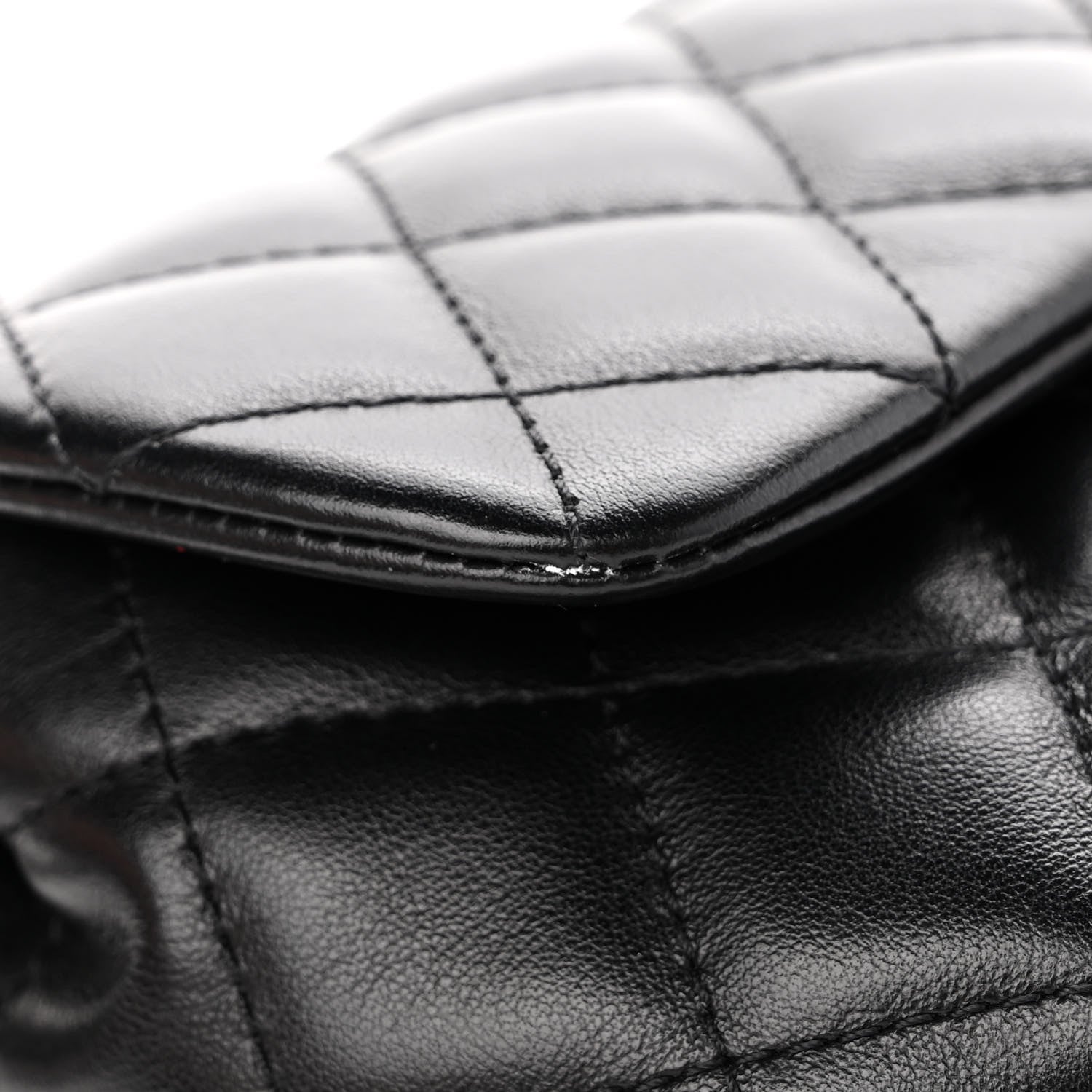 Chanel Calfskin Quilted CC Uniform Flap Belt Bag Black 11 of 12