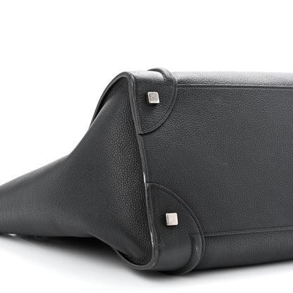 Celine Drummed Calfskin Mini Luggage Black 9 of 15
